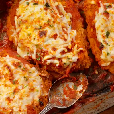Foto Real Filé à Parmegiana
